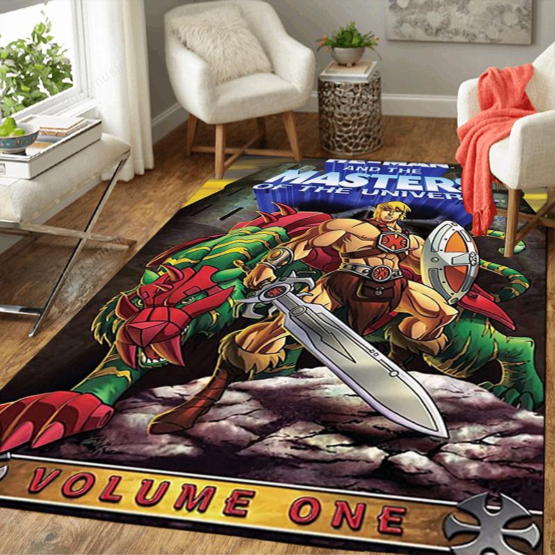 1Pc Heman Masters Universe Rug, Office Carpet Indoor Outdoor Doormat, Non-Slip, Comfortable, Living, Christmas Halloween, Xmas Gift L1197