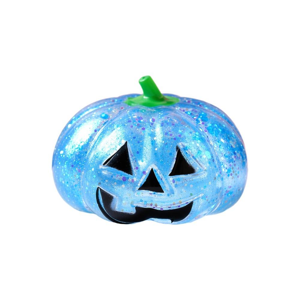 Soft Texture Halloween Pumpkin Squeeze Toy Glittering Fidget Sensory  Kids Adults