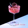 2 Pcs Carved Martini Glasses Cocktail Goblet Old-fashioned Party Glassware Wine Drink Cup Ancient Wedding Champagne Coupes Glass
