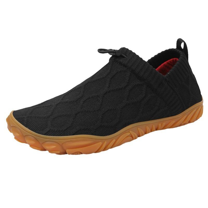 New barefoot shoes men's one-pedal breathable fly-woven soft-soled indoor fitness shoes outdoor casual walking shoes