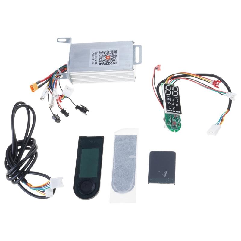 

High Performances Intelligent 36V 350W Scooter Brushless Controller Kit Include Meter Extension Cord and Lighting System 1
