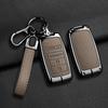 Leather+Metal Car Key Case Cover for Honda Acura RLX MDX CDX TLX-L NSX RDX Shell Fob Holder Auto Shell Fob Protector Accessories