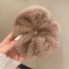 1 pezzo Fascia per Capelli Grande per Coliche Corda di Peluche Imitazione Visone Retrò Elastico di Alta Gamma Corda per Capelli da Donna Copricapo
