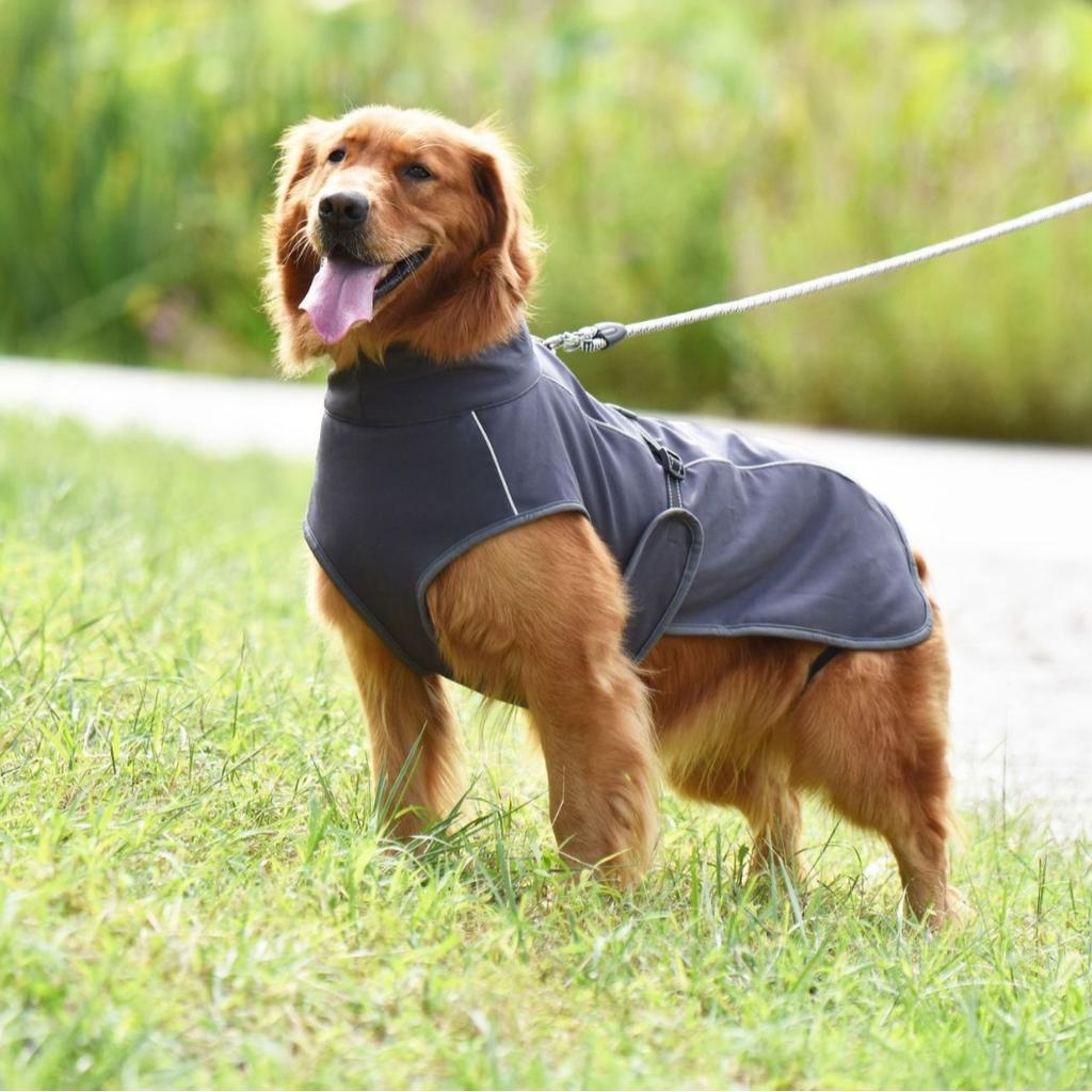Outdoor Reflective Big Dog Clothes Dog Vest Large Dog Pet Clothes Jacket Golden Labrador Dog Cotton Coat