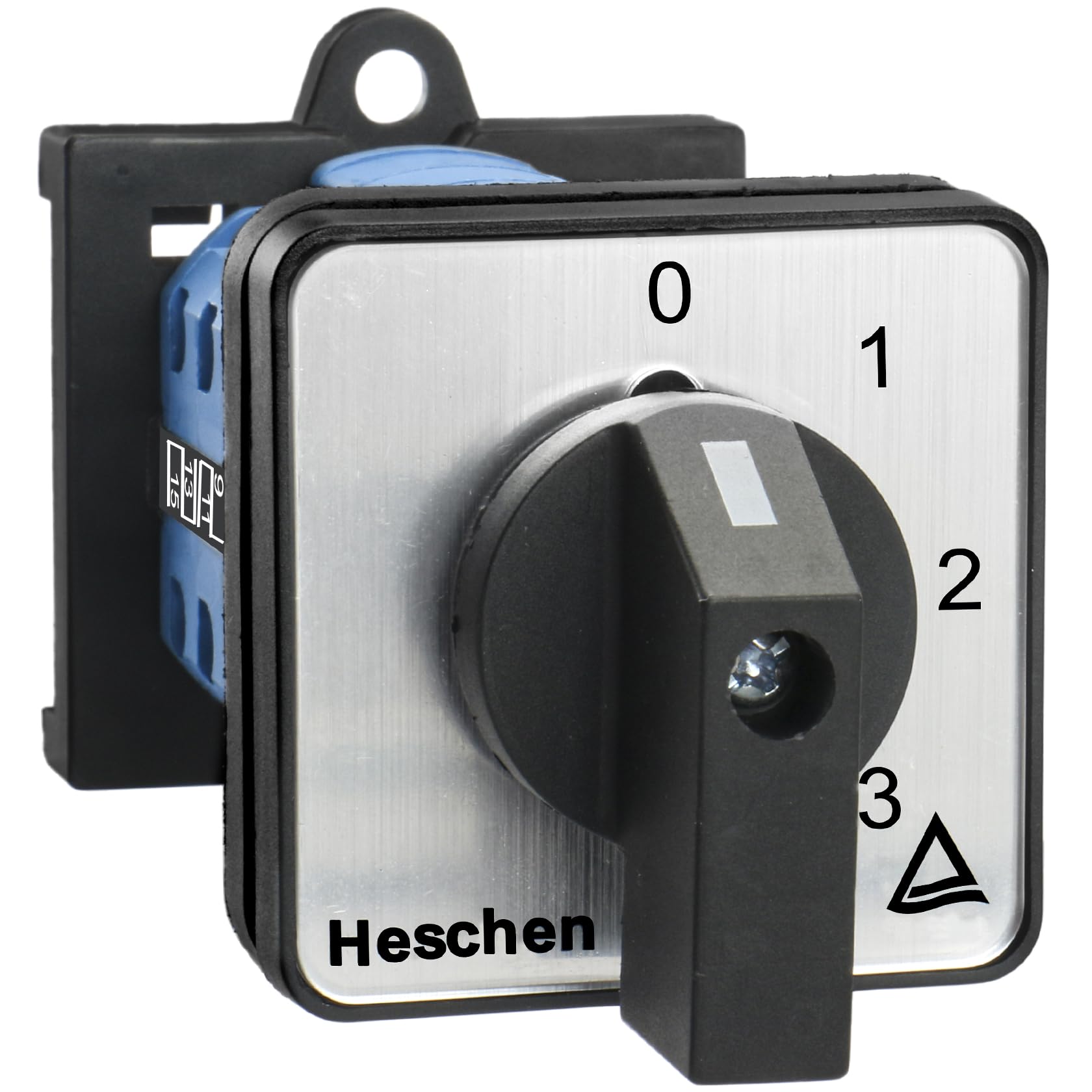 

Heschen Universal Rotary Cam Selector Switch 35mm DIN Rail 660V 20A SZW26-20/0-4.4-B11R, Mount, 5-Position 4-Phase 16-Terminal, CE/TUV Listed. синій