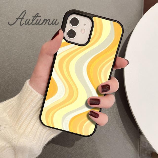 Liquid Swirl Abstract Neutral Blue Grey Phone Case for iPhone 11 12 13 14 Pro Max Mini XR XS SE 2020 6S 7 8 Plus Galaxy S21 S22