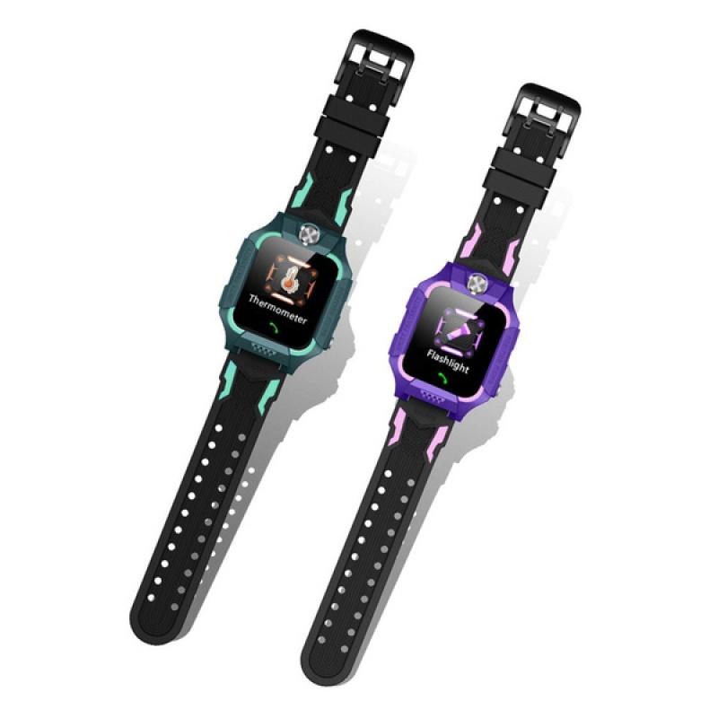 Children Smart Watch Temperature Measurement Anti-lost LBS Tracker For SOS Call Silicone Smartwatch Waterproof