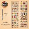Yuxian Flash Sand Pet Tape: Showa Confectionery Series for Vintage Food DIY Journals and Collages.