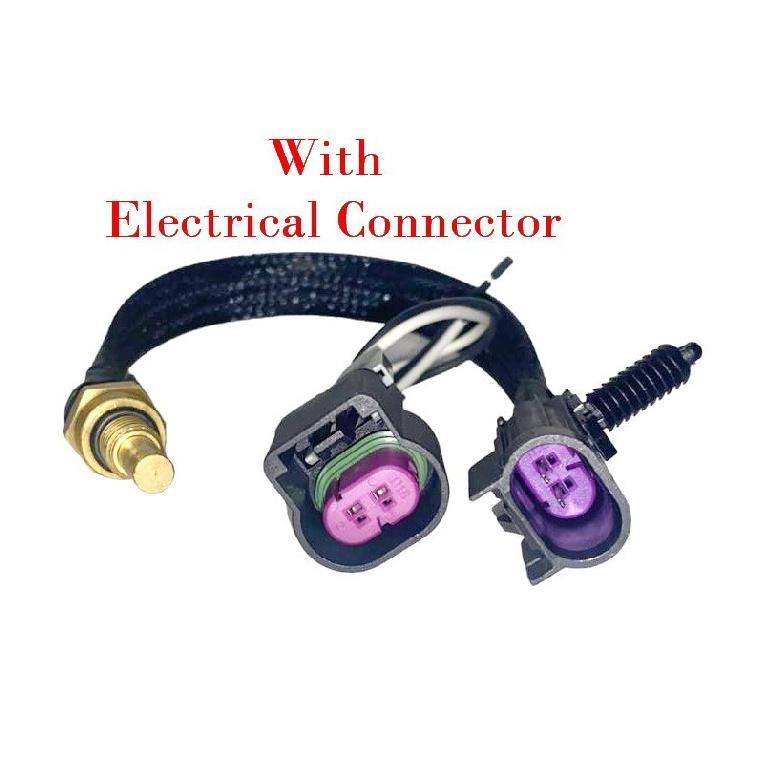 Coolant Temperature Sensor & Connector For Buick Chevrolet GMC Hummer Isuzu Saab