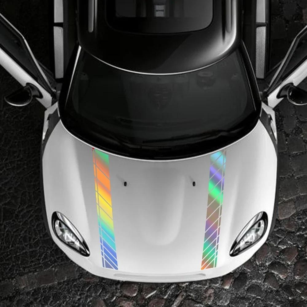 Auto Motorhaubenaufkleber Streifen Sport Vinyl-Aufkleber für MINI Cooper S JCW R55 R56 F55 F56 F60 R60 R61 F54 Auto Dekor Zubehör