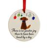 Sea Glass Art Animal Ornament Handmade Seaglass Dog Cat Memorial Hanging Ornaments Christmas Tree Pendant Keepsake Gift