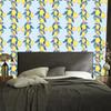 Lemons with leaves and flowers wallpaper for living room and bedroom 50x1000