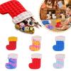 Weihnachtsstrumpf Pop It Fidget Spielzeug mit leuchtenden Farben und angenehmen Geräuschen für Kinder