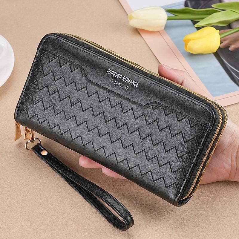 IELGY Ladies Wallet Long All-Match Large-Capacity Multi-Card Coin Pur