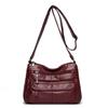 Women's Bag 2026 Spring Middle-aged Mother Shoulder Bag Crossbody Fashion Multi-layer Soft Leather Women's Bag