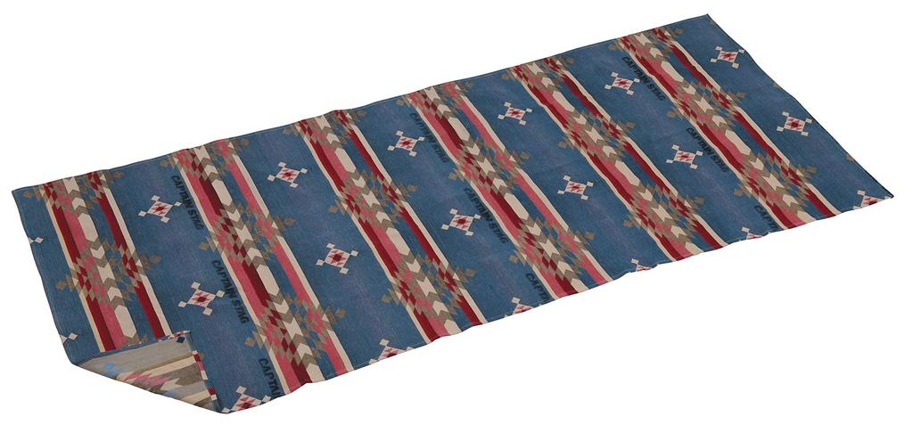 Captain Stag Rug Leisure Sheet Mat Rug Mat Ortega Rug 96 x 240 cm Storage Bag Included Turquoise Blue (CAPTAIN STAG) UP-2648
