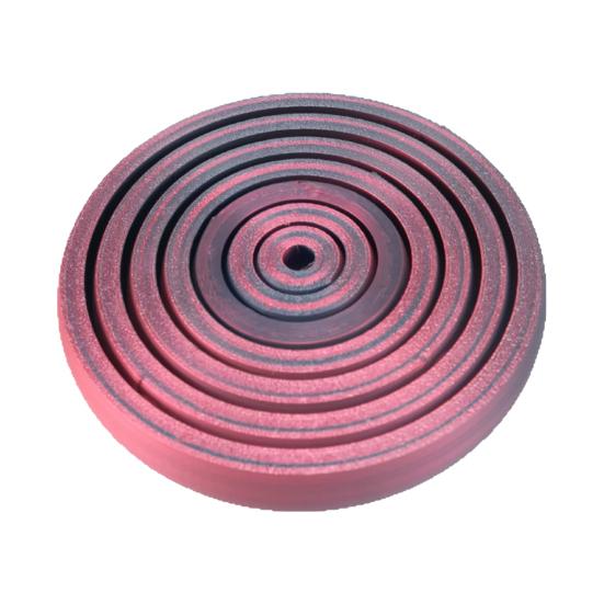 Interstellar Decompression Toy, Gradient Macaron Color Spiral Ring, 3D Printing Vortex Stress Relief Fidget Toy, for Kids Adults Gifts