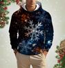 2026 Christmas Santa Claus 3D Printed Hoodies For Men Clothes Hoodie Sweatshirts Fashion Santa Claus Festival Cosplay Tops