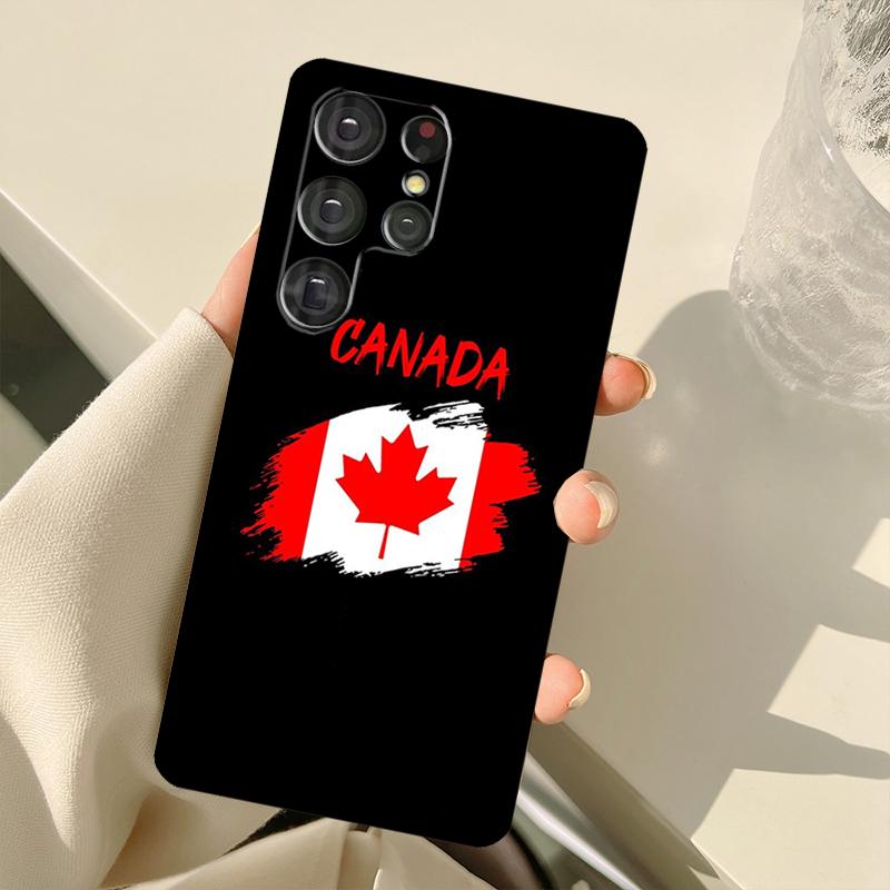 Canada Canadian Flag Case For Samsung Galaxy S23 S22 S21 Ultra Note 20 S8 S9 S10 Note 10 Plus S20 FE S21 FE Cover