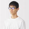 MUJI Blue Light Blocking Oval Brown Sunglasses, Unisex, Adult, DFD16A5S,