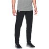 Under Armour Logo Print Elastic Waistband Tapered Knit Sports Pants Men pants Black 1279796-001