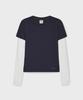 WHO.A.U Long Sleeve Layered T-Shirt / Whlag2384F