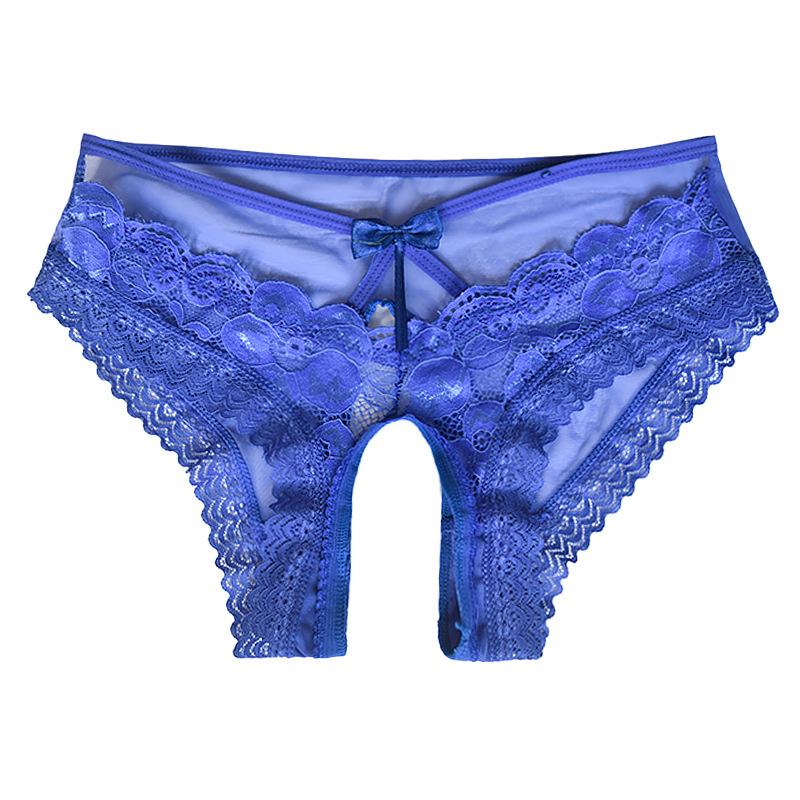 Paar Crotchless Dessous Herren Blumenspitze Durchsichtiger Slip Femboy Sissy Höschen Niedrige Taille Ausgeschnitten Crossdresser Unterwäsche