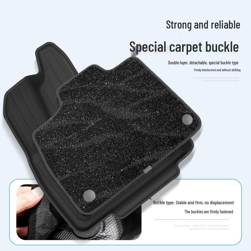 Zeekr 8X Car Floor Mats: Fits 26 Models, Waterproof, Anti-Slip, Eco-Friendly TPE Trunk Mat