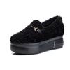 2026 Doudou Shoes Inner Height Increase Winter Velvet Cotton Shoes Women's Shoes Low-top Hiking Daily Snow Boots Warm and Versatile