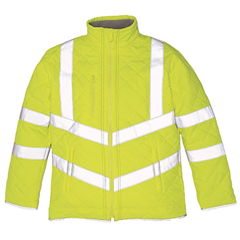Yoko Unisex Adult Kensington Hi-Vis Fleece Lined Jacket