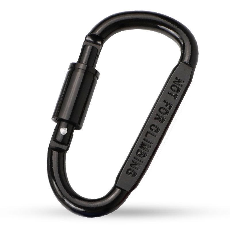 High-Quality 8CM Thickened D-Shaped Carabiner: Quickdraw Aviation Aluminum Nut Buckle
