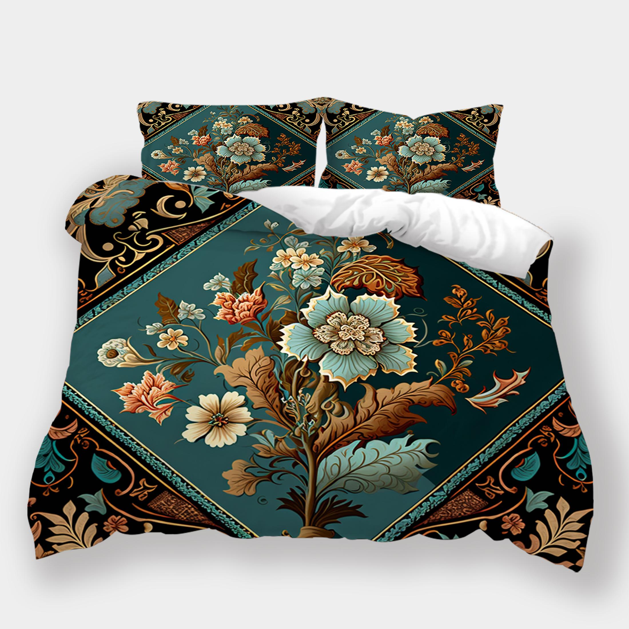 

Комплект домашнего постельного белья 3D Bohemian Series, постельное белье с классическим роскошным узором для спальни, пуховый пододеяльник, наволочка AUKing240x270 Постельные принадлежности Baby 100x135cm