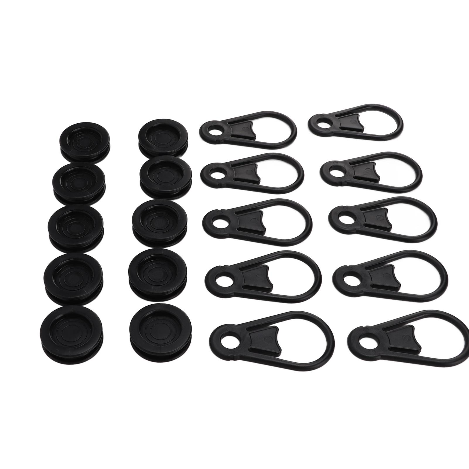 

10 шт., зажим для палатки на открытом воздухе, тент, ветровой трос, пряжка, пластиковый зажим