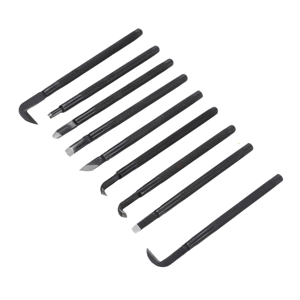 9 BUC/Set Unelte Bonsai Cioplit Periat Cuțit Mâner Anti-alunecare Oțel Mangan pentru Răzuire Tăiere