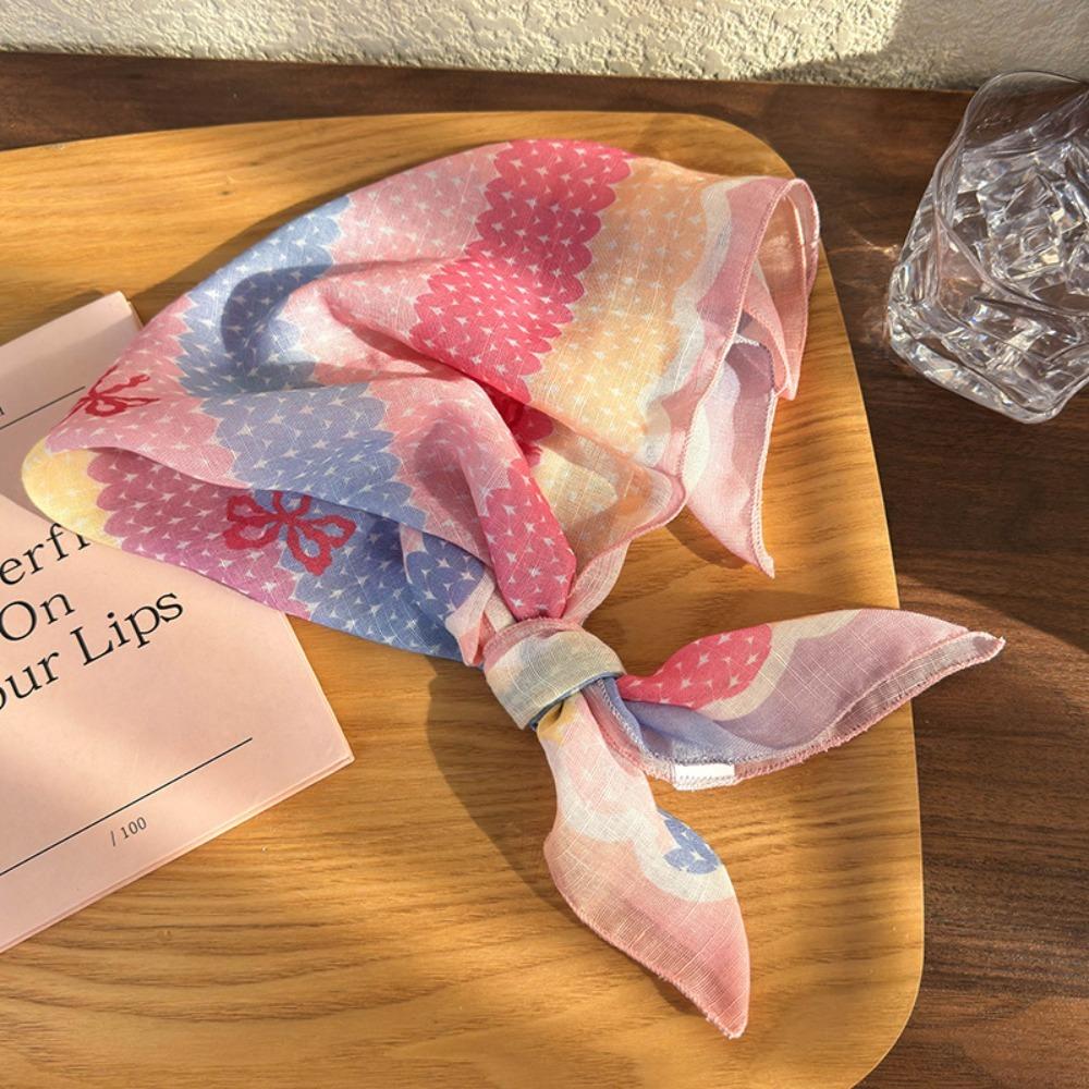 

Тонкая уличная повязка на голову Универсальный шарф-повязка Элегантная повязка на голову Аксессуары для волос для девочки C