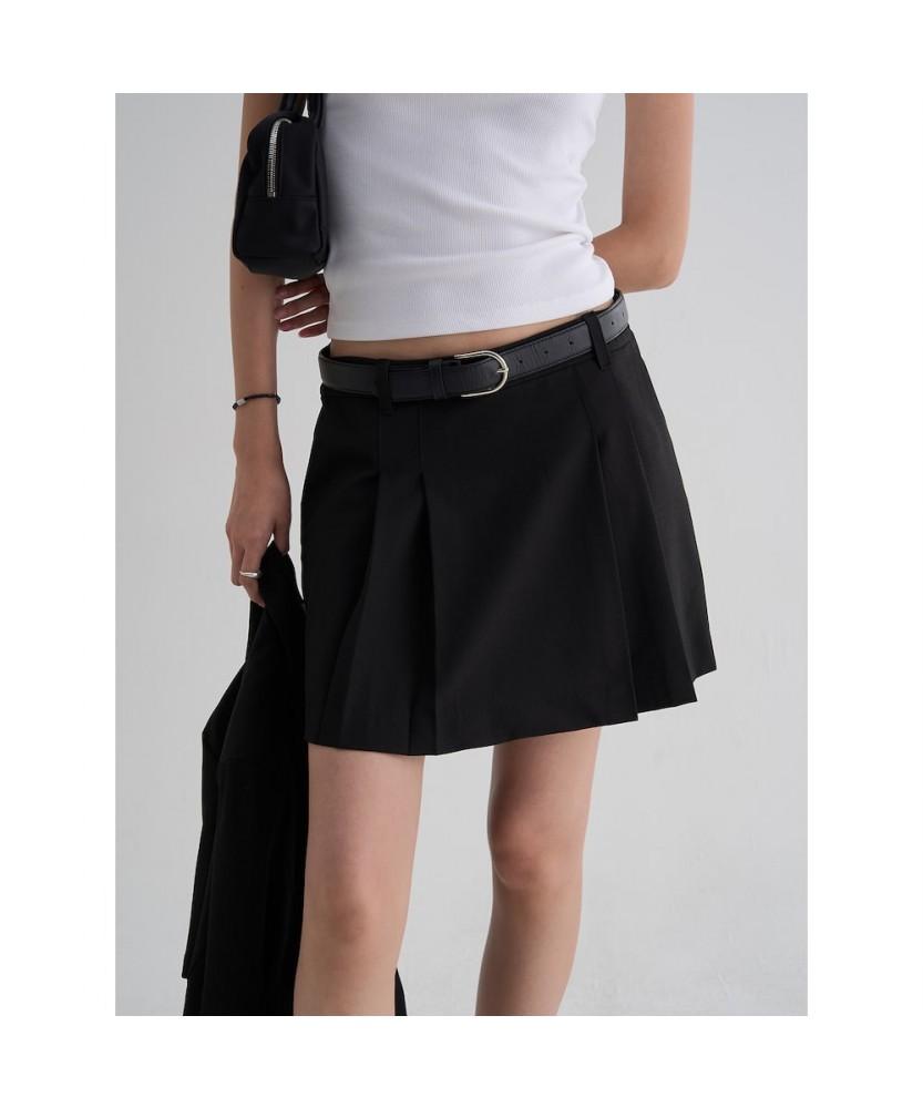 8SECONDS Belted Mini Skirt Black