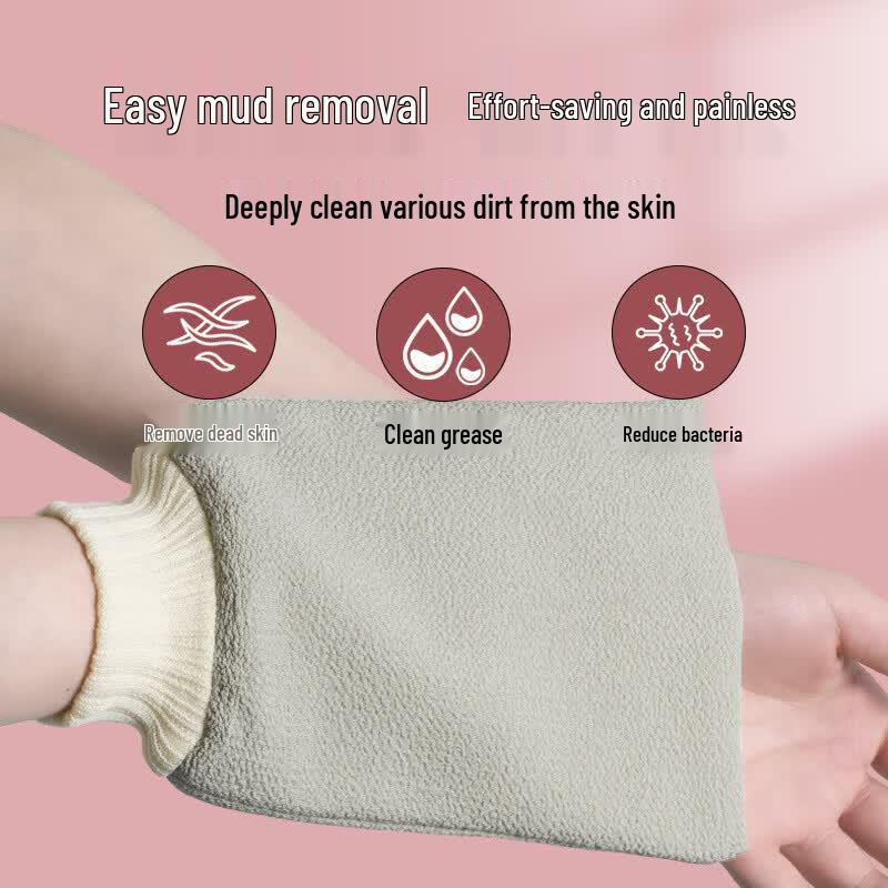 Hepu Dual-Sided Exfoliating Bath Mitt for Back