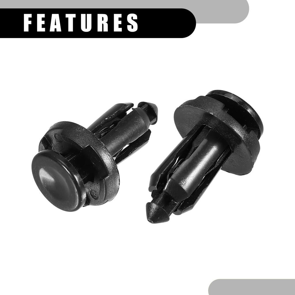 Partuto Push Type Retainer Clip No.909140007 - Fastener Rivet Kit for Car Inner Bumper