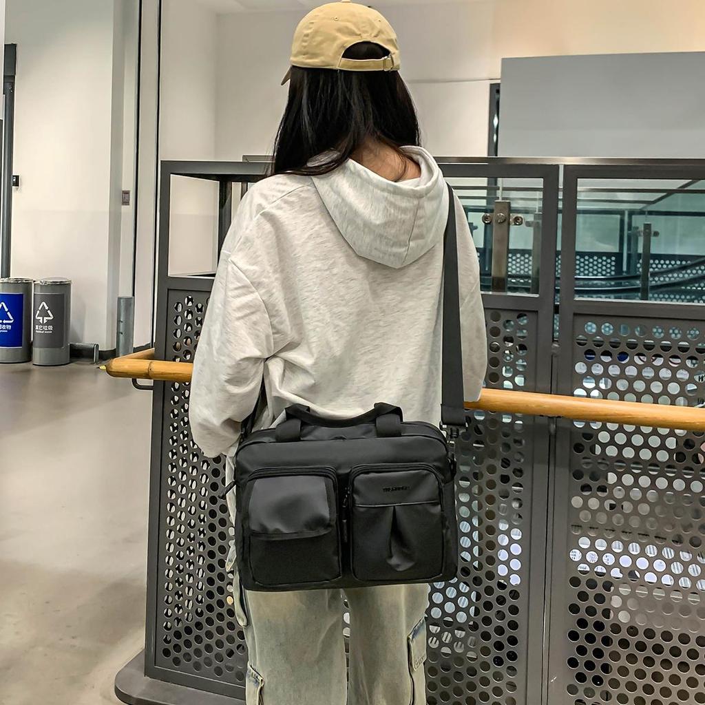 Business Handbag Outdoor Travel Commuting Meeting Short Trip Messenger Bag Large Storage Briefcase Tote Pack