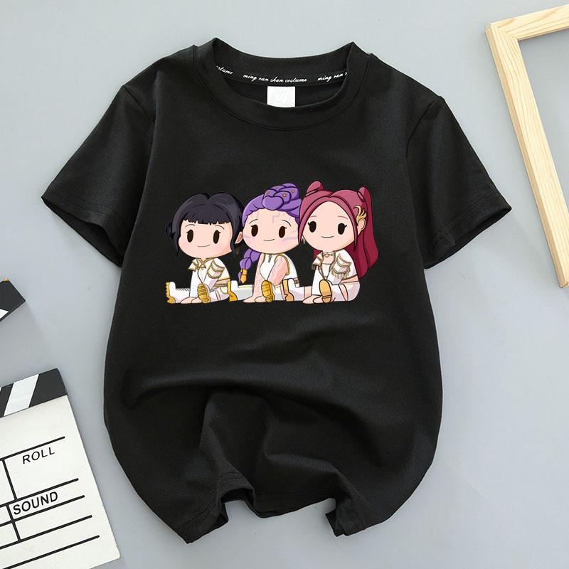 Summer Round Neck 3D Printed Top Fashionable Casual Short Sleeved Children's Boy and Girl Kids Unisex T-shirts