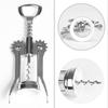 1PC Portable Stainless Steel Red Wine Opener Wing Type Metal Corkscrew Bottle Openers Corkscrews Wine Cork Remover