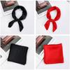 Fashion Solid Color Small Vintage Hair Tie Band Head Neck Women Square Scarf Silk Feel Satin