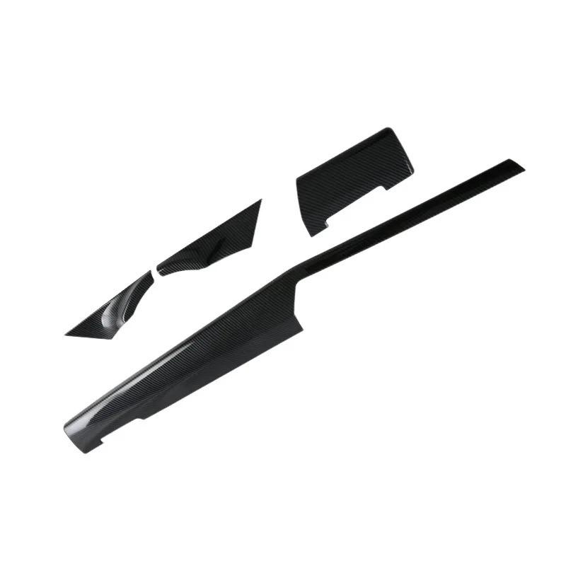 ABS Carbon Fiber Texture Dashboard Decorative Panel Is Suitable for Interior Accessories For BMW 5 Series I5 G60 2024-2025