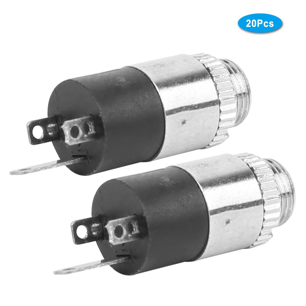 

20 шт. гнездо для наушников Jack 3,5 мм стерео аудио видео штекер WScrew Nut PJ392