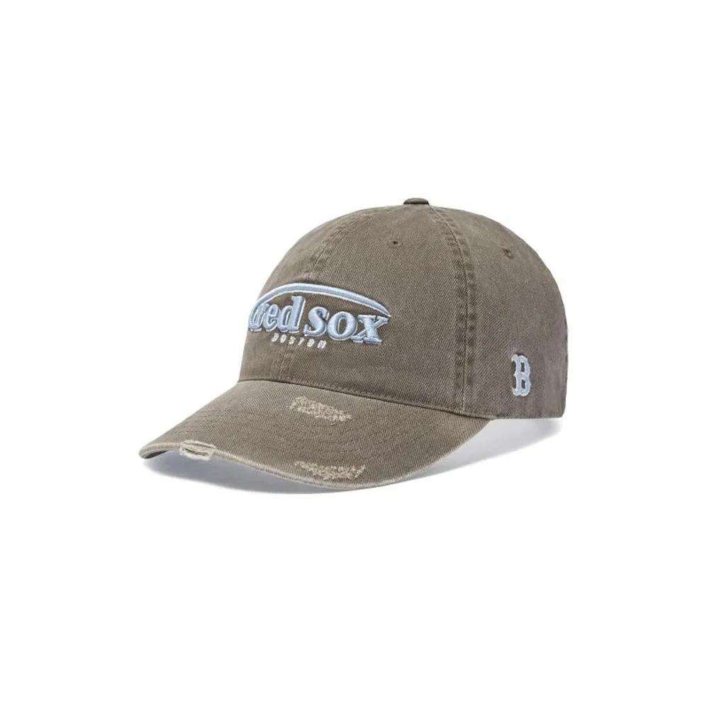 Unisex Vintage Damaged Curve Logo Unstructured Ball Cap 3ACPV106N-43BRL FREE