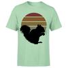 Squirrel Retro Vintage Funny Adults Unisexs Tshirt P1OrA