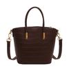 Handbag work small bag new trendy fashion retro versatile shoulder crossbody premium texture bucket bag