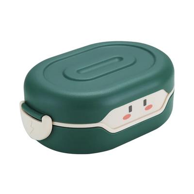 Scatola per il pranzo isolata creativa con cartoni animati di alto livello, scatola per il pranzo per microonde di qualità alimentare, scatola bento per bambini e ragazze lavoratrici