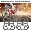 VGEBY1 1 Pair Bike Pedal Adapter, Aluminum Alloy Bike Clipless Clip-in Platform Pedal Adapters for
