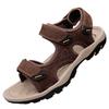 Anti-velvet Cowhide Casual Sandals Summer New Outdoor Beach Shoes Foreign Trade Large Size Grinding Stickers Trendy Fashion Men's Shoes